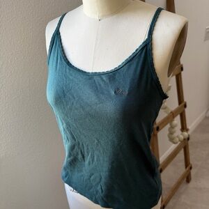 PINK Victoria's Secret Teal Camisole XL